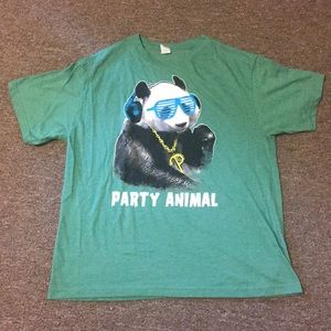 Youth SZ XL Party Animal Panda Shirt